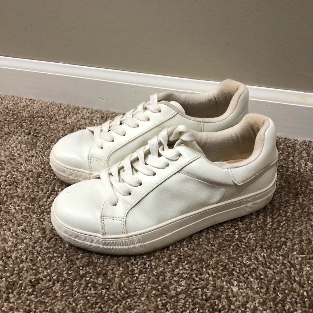 White boutique sneakers